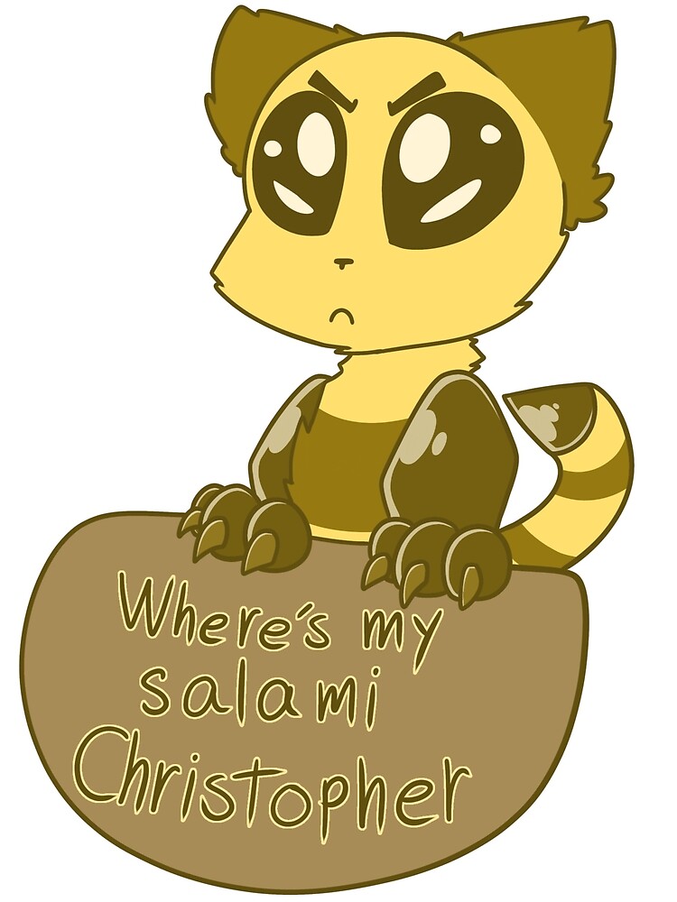 "Bee cat salami" Poster by RosettaTea Redbubble