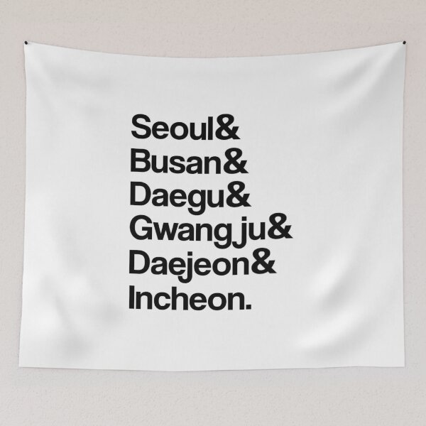 Item preview, Seoul Busan Korean Cities K-Pop K-Drama designed and sold by RBEnt.