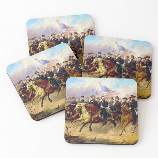 Item preview, Grant and His Generals by Ole Peter Hansen Balling (1865) designed and sold by allhistory.