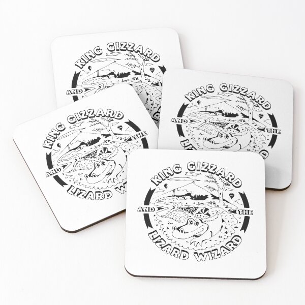 Item preview, king gizzard and the lizard wizard circle  designed and sold by RuneKnight Man.