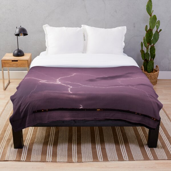 Item preview, Lightning crawler across the harbour sky designed and sold by mhall.