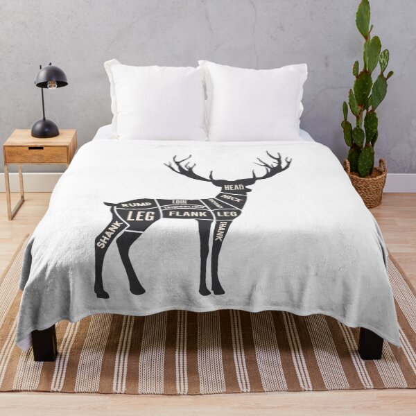 Item preview, Deer Buck Meat Hunting Hunter Butcher Diagram designed and sold by MasterArtsman.