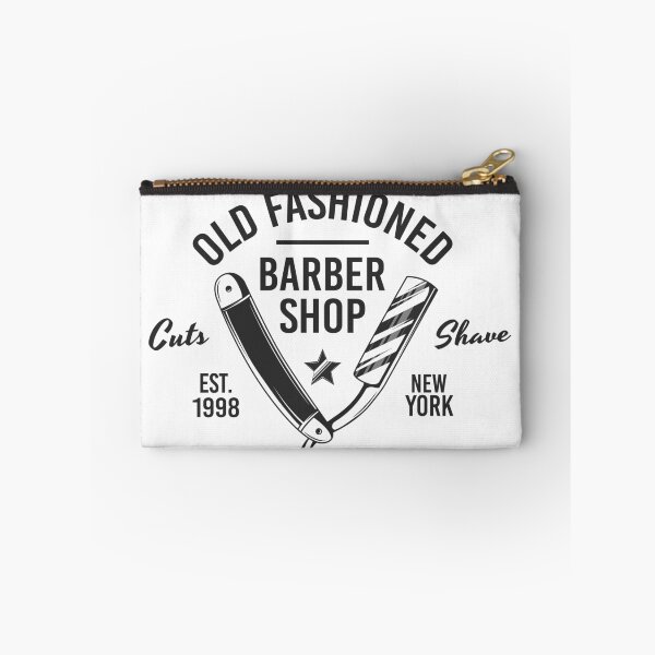 Item preview, Barbershop print with razor blade. Monochrome retro design.  designed and sold by DenysHolovatiuk.
