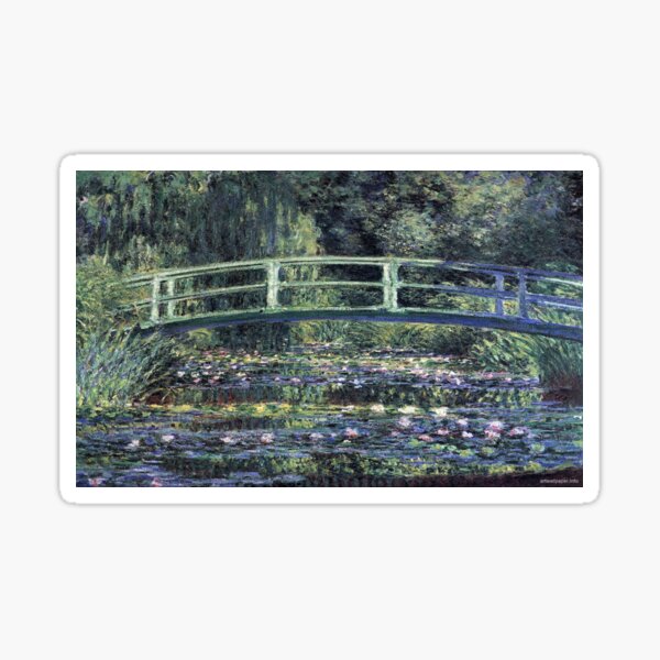 Aperçu de l'œuvre Claude monet "Le pont japonais à giverny" créée et vendue par silviasxan.
