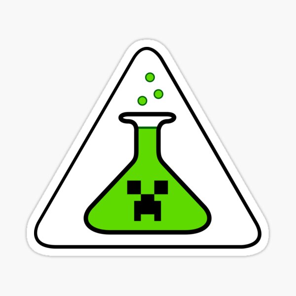 Creeper's Lab beaker Sticker