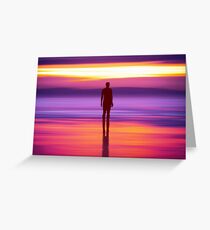 Merseysides Mystical Another Place Greeting Card