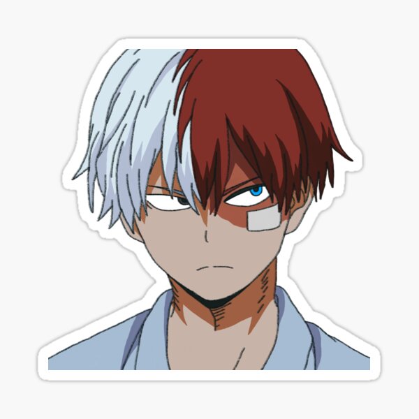 todoroki stickers redbubble