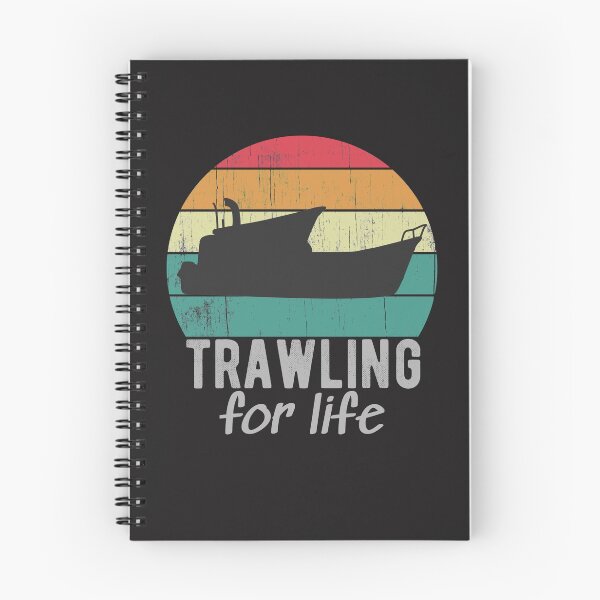 Item preview, Trawling For Life Retro Trawler Fishing Boat  designed and sold by UrbanHype.