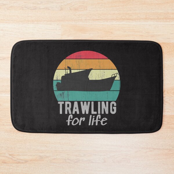 Item preview, Trawling For Life Retro Trawler Fishing Boat  designed and sold by UrbanHype.