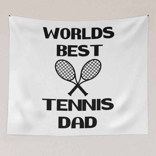 Item preview, Worlds Best Tennis Dad Favorite Loving Father Quote Graphic Text designed and sold by DoctorParanoid.
