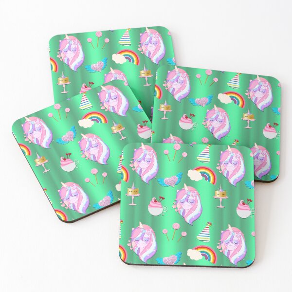Item preview, Unicorn Sweets on Green designed and sold by GraphicAllusion.