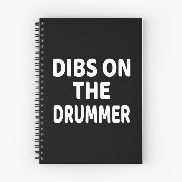Item preview, Dibs On The Drummer - Funny Drum print designed and sold by RedmonsDesigns.