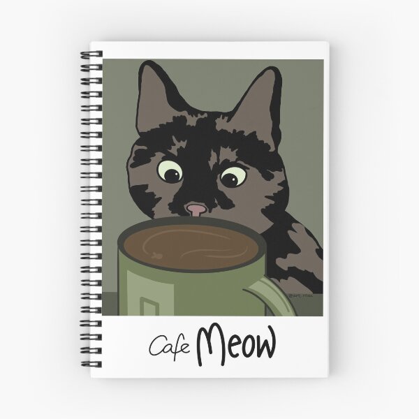 Aperçu de l'œuvre Cafe Meow Cat créée et vendue par RILCUart.