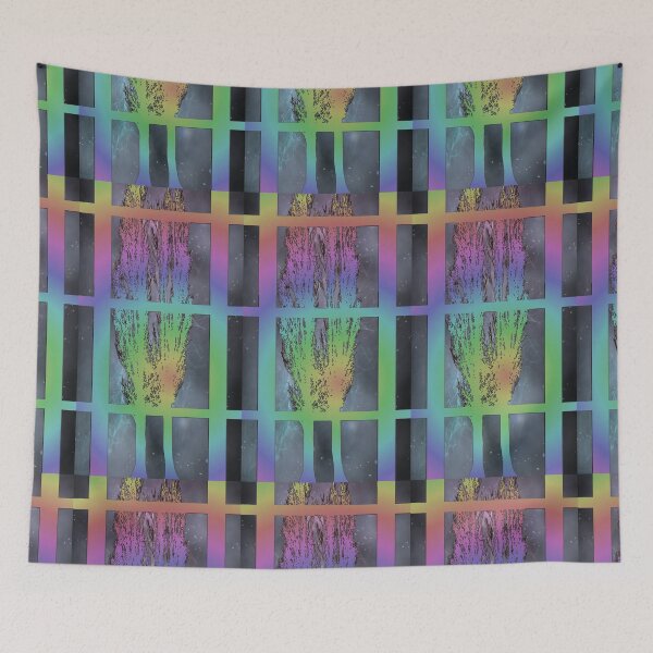 Item preview, Rainbow trees in space  designed and sold by time-fox.