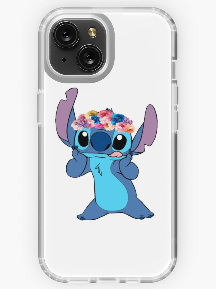 Stitch from Lilo and Stitch with flower crown iPhone Case for Sale by  Anoss2