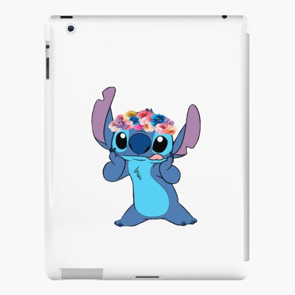 Stitch from Lilo and Stitch with flower crown iPad Case & Skin for Sale by  Anoss2