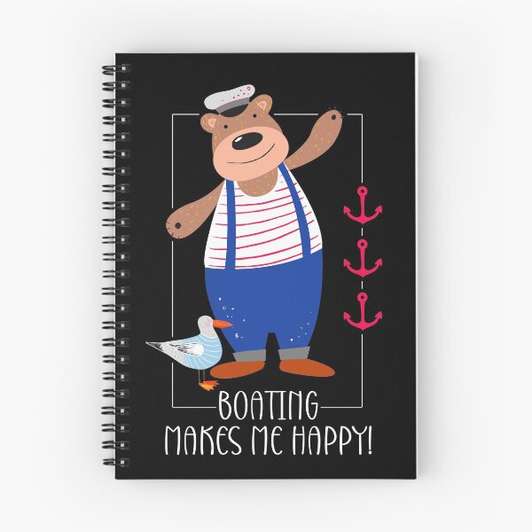 Item preview, Boating Makes Me Happy Bear designed and sold by creative321.