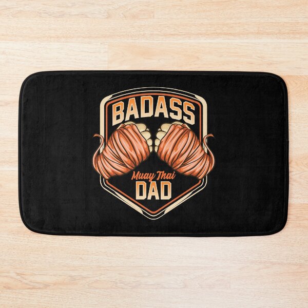 Item preview, Badass Muay Thai Dad Mixed Martial Arts MMA Father designed and sold by perfectpresents.