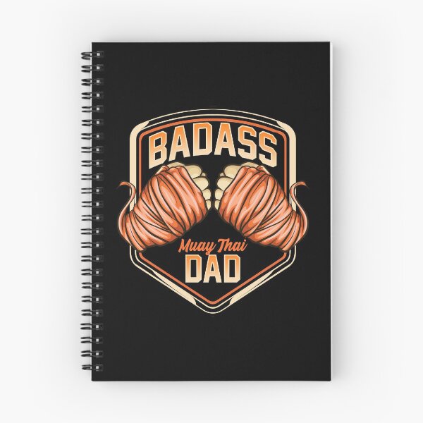 Item preview, Badass Muay Thai Dad Mixed Martial Arts MMA Father designed and sold by perfectpresents.