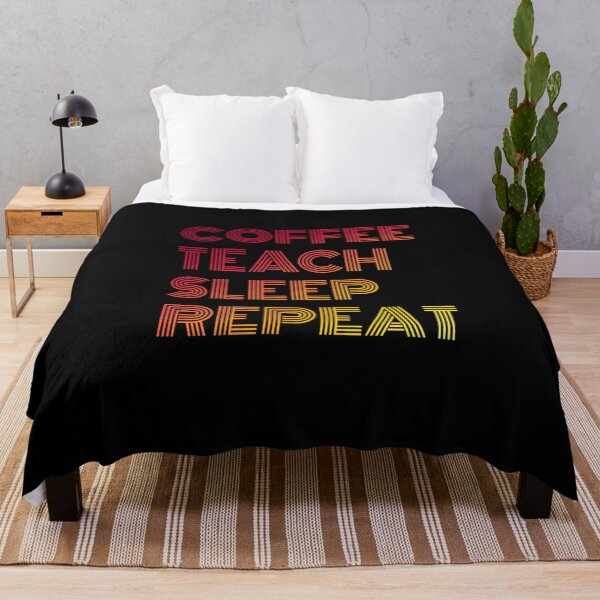 Item preview, Funny Coffee Teach Sleep Repeat Tshirt designed and sold by ZachTheDesigner.