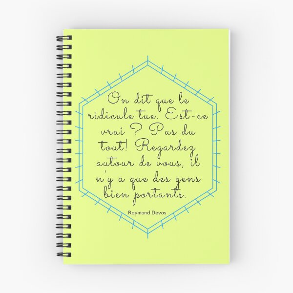 Item preview, They say ridicule kills. Is that true? It's not true at all. Look around you, there are only healthy people. Raymond Devos designed and sold by ZAMSHOP972.