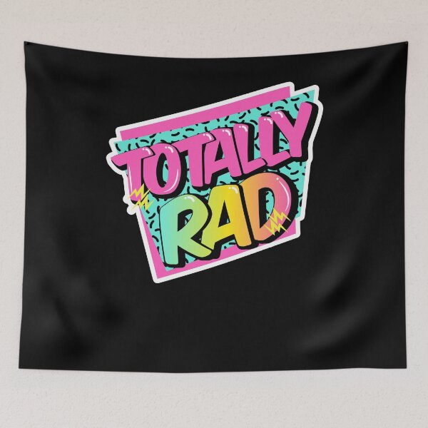 Item preview, Totally Rad 1980s Shirt Eighties Style Costume Party Idea designed and sold by simplytldr.