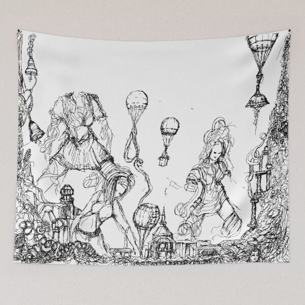 Item preview, Hot Air Balloon Fashion, eresaTown at Redbubble, 2020 designed and sold by Mark Stansberry.
