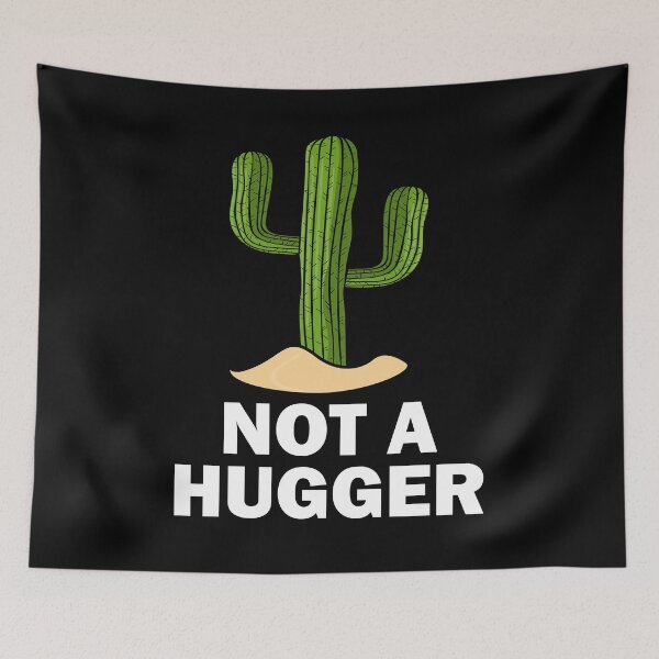Item preview, Not a Hugger Cactus Shirt - Cute Funny Cactus Gift designed and sold by simplytldr.