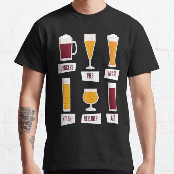 Beer types Classic T-Shirt
