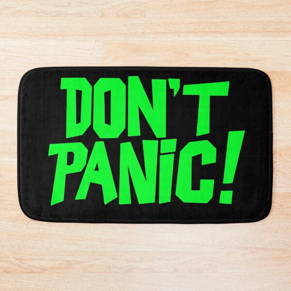 Item preview, Don't Panic! (Green) designed and sold by willHartnell1.