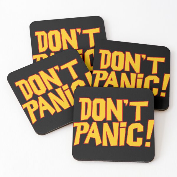 Item preview, Don't Panic! (Yellow w/ Outline) designed and sold by willHartnell1.