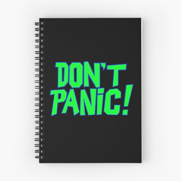Item preview, Don't Panic! (Green w/ Outline) designed and sold by willHartnell1.