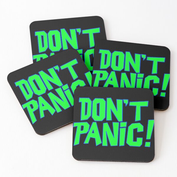 Item preview, Don't Panic! (Green w/ Outline) designed and sold by willHartnell1.