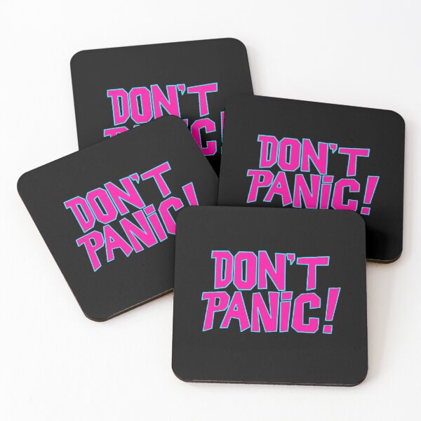 Item preview, Don't Panic! (Pink w/ Outline) designed and sold by willHartnell1.