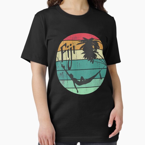 Artikel-Vorschau von Fidschi-Ferien-Retro- Vintage Sonnenuntergang-Andenken, designt und verkauft von UrbanHype.