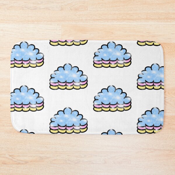 Item preview, Stacked pastel clouds glitter designed and sold by ElleHodge.