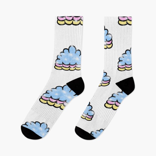 Item preview, Stacked pastel clouds glitter designed and sold by ElleHodge.