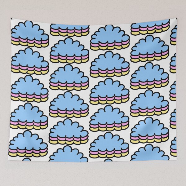 Item preview, Stacked pastel clouds designed and sold by ElleHodge.