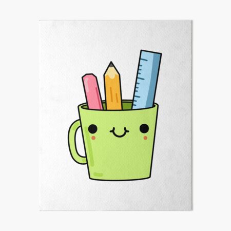 Kawaii Art Supplies Art Board Prints for Sale