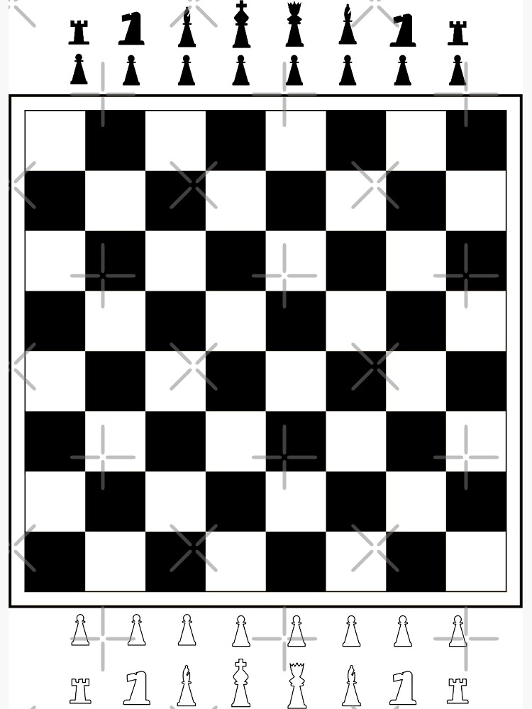 chess-board-pieces-magnet-for-sale-by-fuzzyhoney-redbubble for Free Printable Chess Board And Pieces Chess Board & Pieces