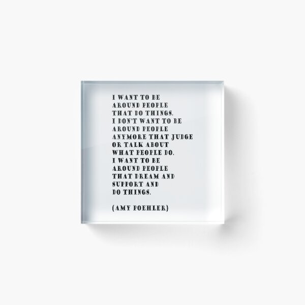 Item preview, Amy Poehler Quote designed and sold by nistee.