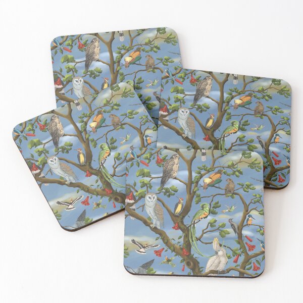 Item preview, Birds of the World Animalier Print with Owls, Hummingbirds and More designed and sold by vinpauld.