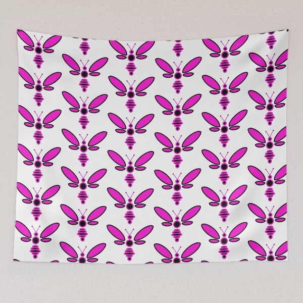 Item preview, hot pink bug designed and sold by ElleHodge.