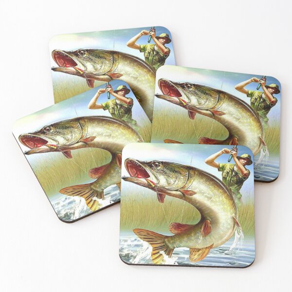 Item preview, Fishing Fishermen Sports Outdoors Hunting Bass Wildlife Fish designed and sold by Rowena Jones.