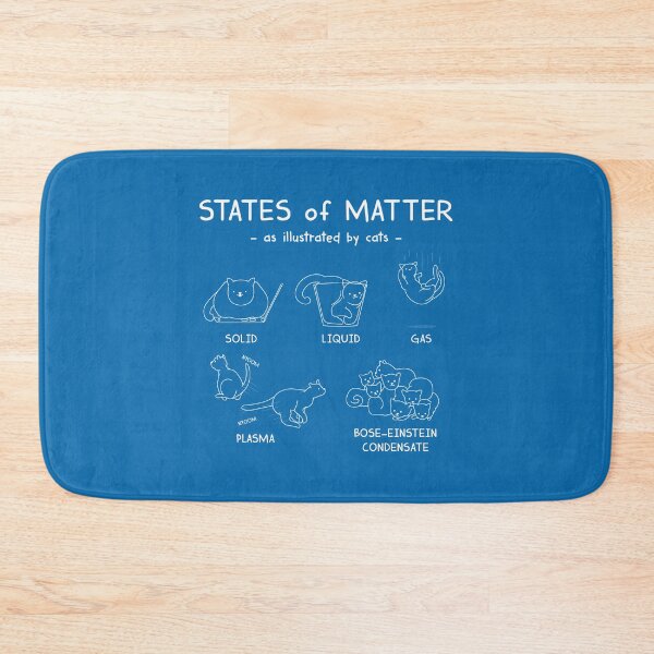 Item preview, States of Matter as illustrated by cats designed and sold by littlebearart.