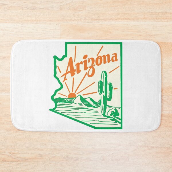 Item preview, Arizona Cactus Vintage Travel Decal designed and sold by hilda74.
