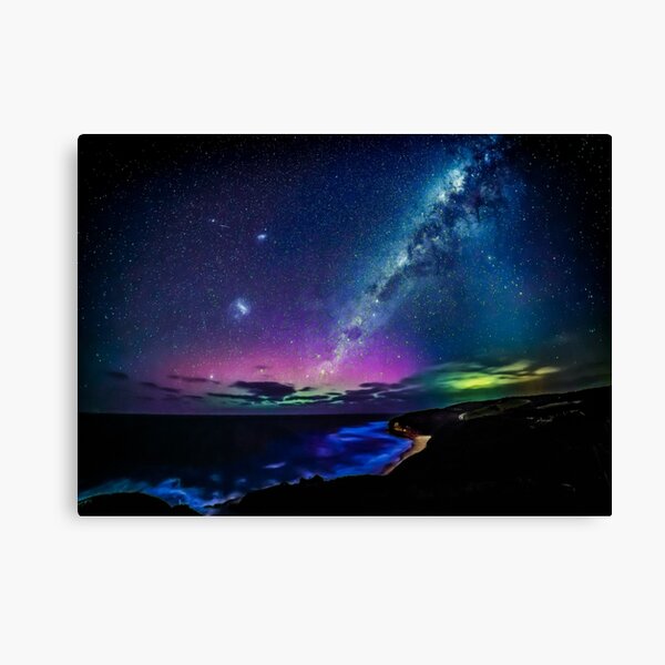 Bells Beach Aurora Australis Canvas Print