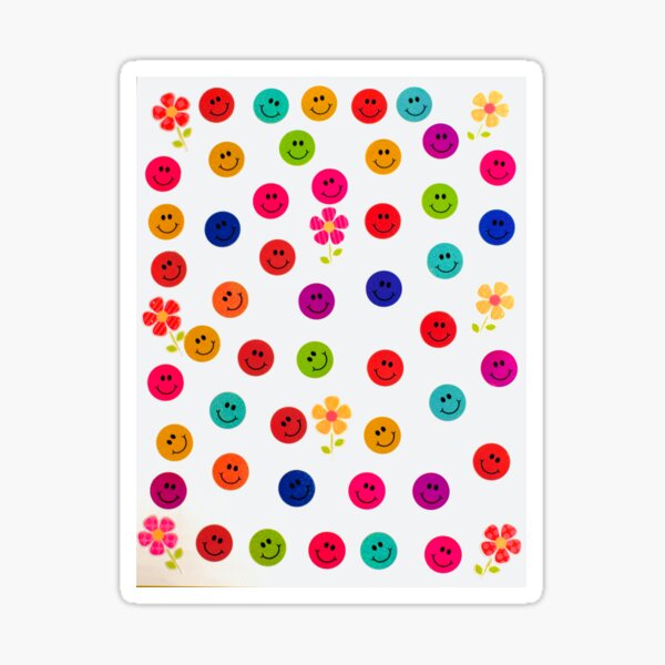 Smilie Face Sticker
