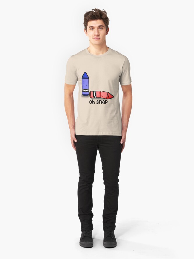 Alternate view of Oh Snap. Slim Fit T-Shirt