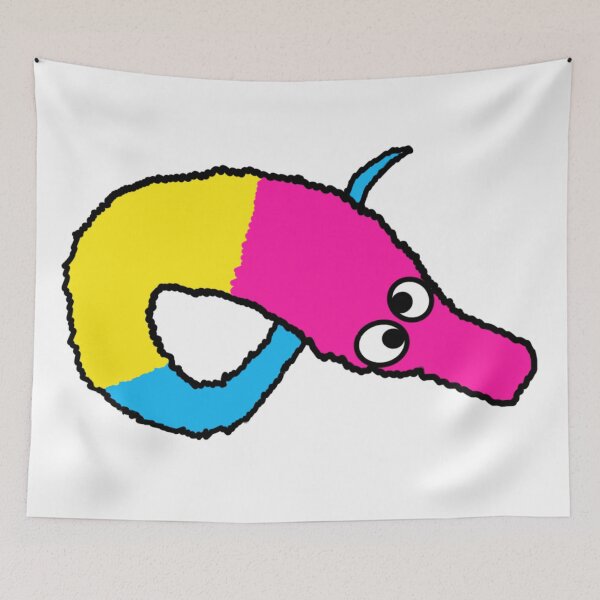 Item preview, Pansexual Worm On A String designed and sold by prettyasneptune.